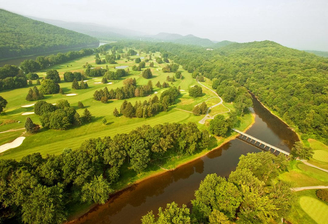 Poconos golf course at the Shawnee Inn.