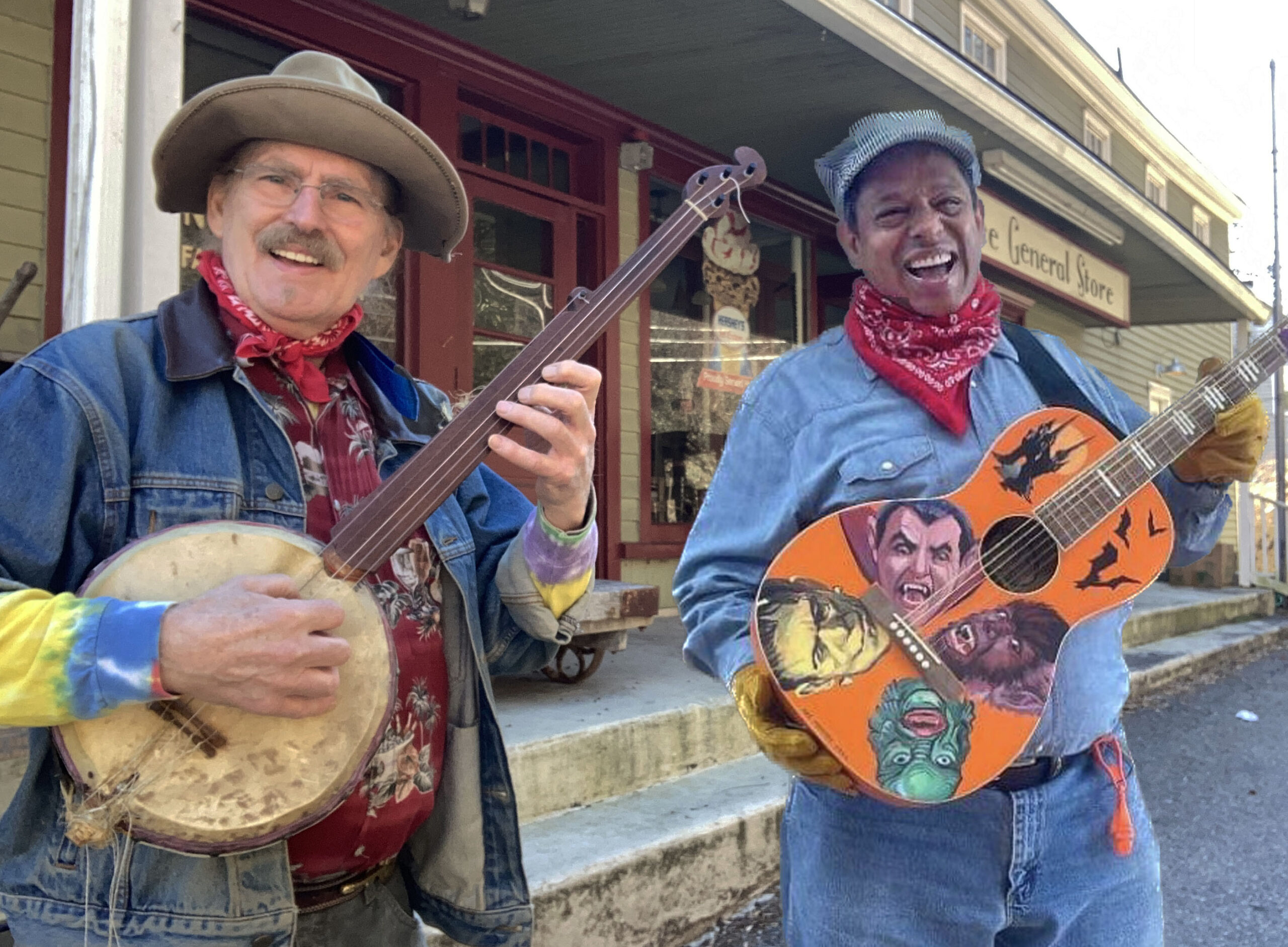 Performers Pete Taney and Roy Ramos